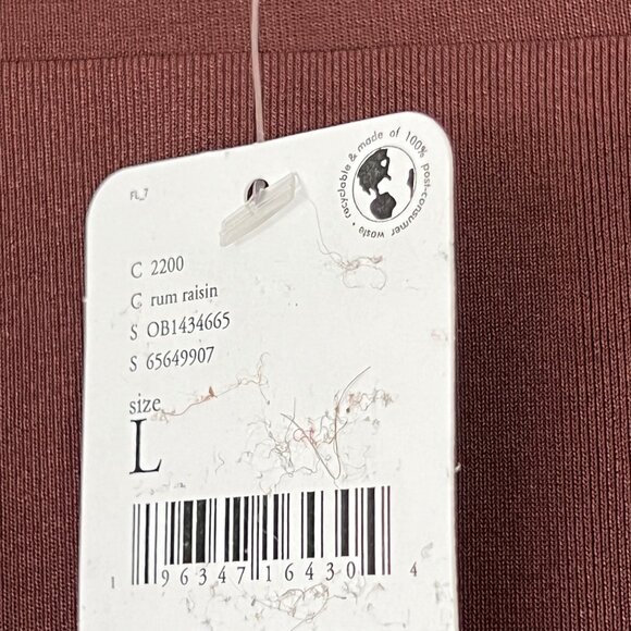 NEW FREE PEOPLE chocolate brown Drawstring Ruffled Mini Skirt. Size L - Picture 16 of 16